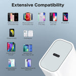 iPhone 25W USB-C PD Power Adapter Charger 2 Pin (US Pin)
