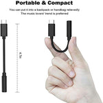 USB Type-C to 3.5mm Headphone Jack Audio Adapter