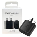 Samsung 25W Original USB-C PD Fast Charger (UK 3-Pin) – Super Fast Charging Adapter