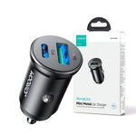 Joyroom CCN05 Mini 30W USB + Type-C Fast Charging Car Charger (PD + QC3.0)