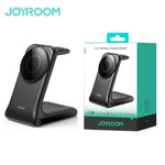Joyroom JR-W15 3-in-1 Wireless Charging Station – 15W Fast Charger (Black)