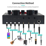 V8 BM-800 Podcast Condenser Microphone Set with Live Sound Card