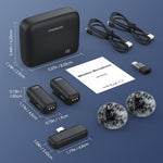 K13 Type-C ANC Dual Wireless Lavalier Microphone with Charging Case