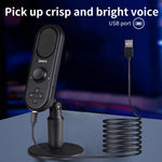 JMARY MC-PW7 Professional USB Microphone with Noise Reduction