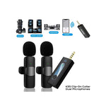 K35 High Quality Wireless Dual Microphone for Mobile Phone & Camera