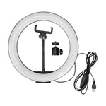 26cm LED Ring Light with Mobile Holder for Photography, Makeup & Video Recording