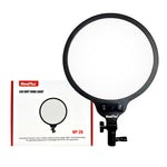 NeePho NP-26 26cm LED Soft Ring Light with 360° Rotating Pan Tilt & Type-C Power