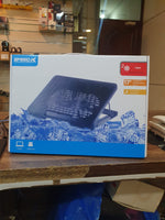 Speed-X N99 Dual Fan Laptop Cooling Pad with USB Ports & LED Light