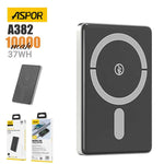 Aspor A382 10000mAh Magnetic Wireless Power Bank 20W PD