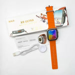 X8 Ultra Smart Watch 49mm Bluetooth Calling Wearfit Pro Orange