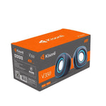 Kisonli V350 USB 2.0 Mini Stereo Speakers | 3W Computer Speakers | AUX for PC & Laptop