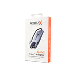 SpeedX SP-TC501 5-in-1 Type C Hub 4K HDMI USB 3.0 Adapter