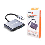 SpeedX SP-TC03A Type C 3.1 to HDMI USB 3.0 OTG 3-in-1 Adapter