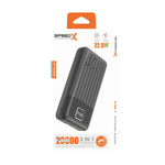SpeedX SP-S288L 3-in-1 (22.5W) 20000mAh Fast Charging Power Bank