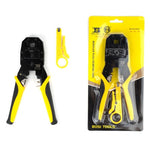 BOSI Network Plug Crimping Tool 4P 6P 8P RJ45 Cutter & Wire Stripper