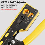 SpeedX HT-718 CAT7 RJ45 Crimping Tool with Cutter for CAT5 CAT6 CAT7 Cables