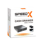 Speed-X SP-360D Heavy-Duty Cash Drawer – 5 Bill & 8 Coin Compartments