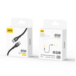 Aspor AC-19 60W Type-C to Type-C Fast Charging Data Cable (1M)