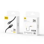 Aspor AC-18 USB to Type-C 3A Super Fast Charging Nylon Braided Cable (1M)