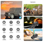 Kisonli B2 10W Portable Bluetooth Speaker | Solar Charging | FM Radio | AUX | Wireless Speaker