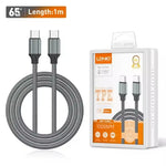 LDNIO LC441C Original 65W USB-C to USB-C Fast Charging & Data Cable (1M, Grey)
