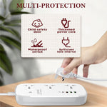 LDNIO SCW3451 WiFi Smart Power Extension 2500W 3 Sockets 1 USB-C + 3 USB-A