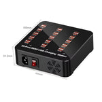 30-Port 200W USB Fast Charging Station – Multi-Device Smart Charger