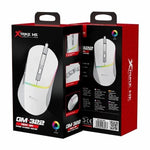 XTRIKE ME GM-322 Wired Gaming Mouse 7200 DPI RGB Backlight White