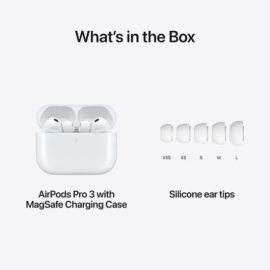 Apple AirPods Pro 3 ANC (3rd Generation) Bluetooth 5.3 USB-C Charging Case