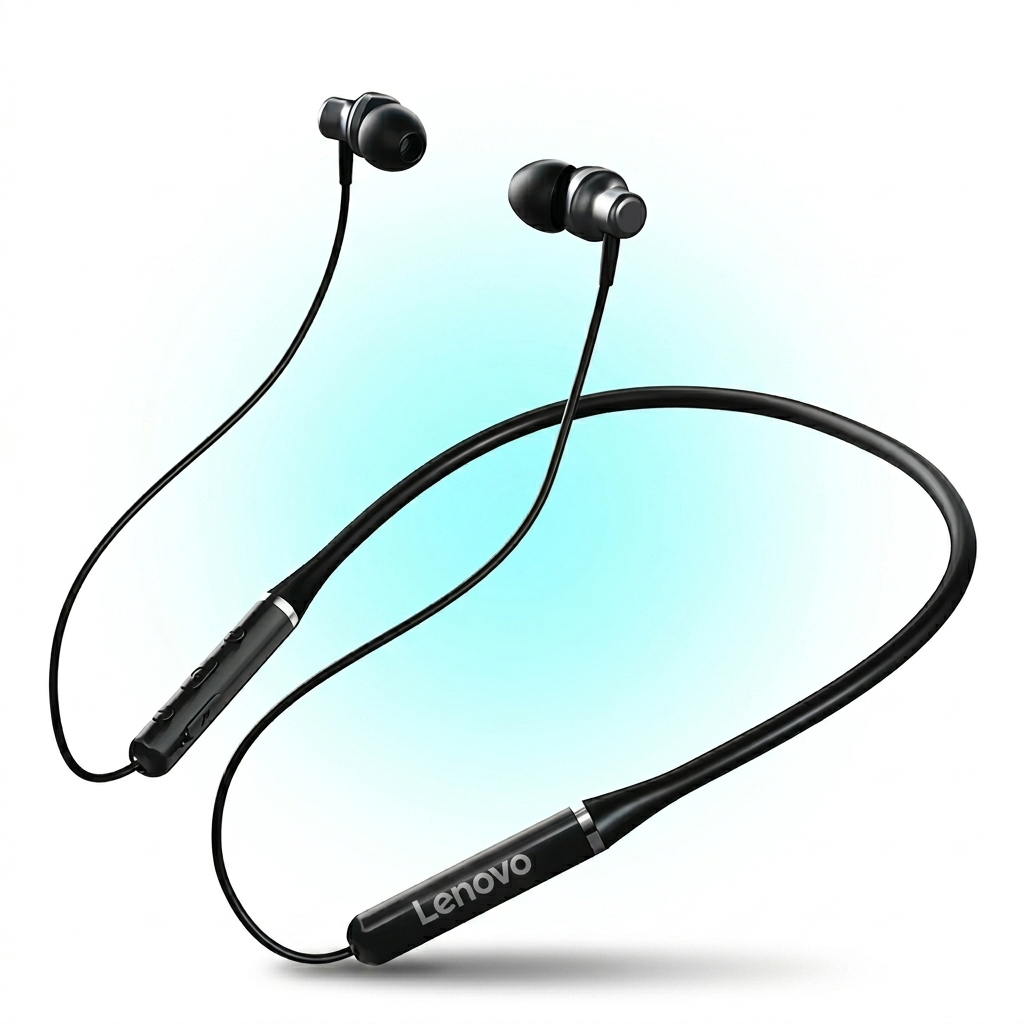 LENOVO HE05 Wireless Neckband Headphones (Original) – Bluetooth 5.0 Sports Earphones