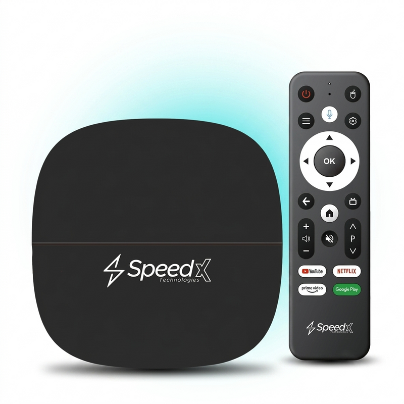 SPEEDX X20 Plus Android 10 TV Box 4K Ultra HD 2GB RAM 16GB ROM Dual WiFi Bluetooth Voice Control
