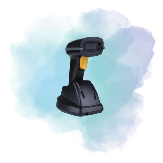 SpeedX SP70D Wireless 2D Barcode Scanner with Charging Dock QR Code Reader