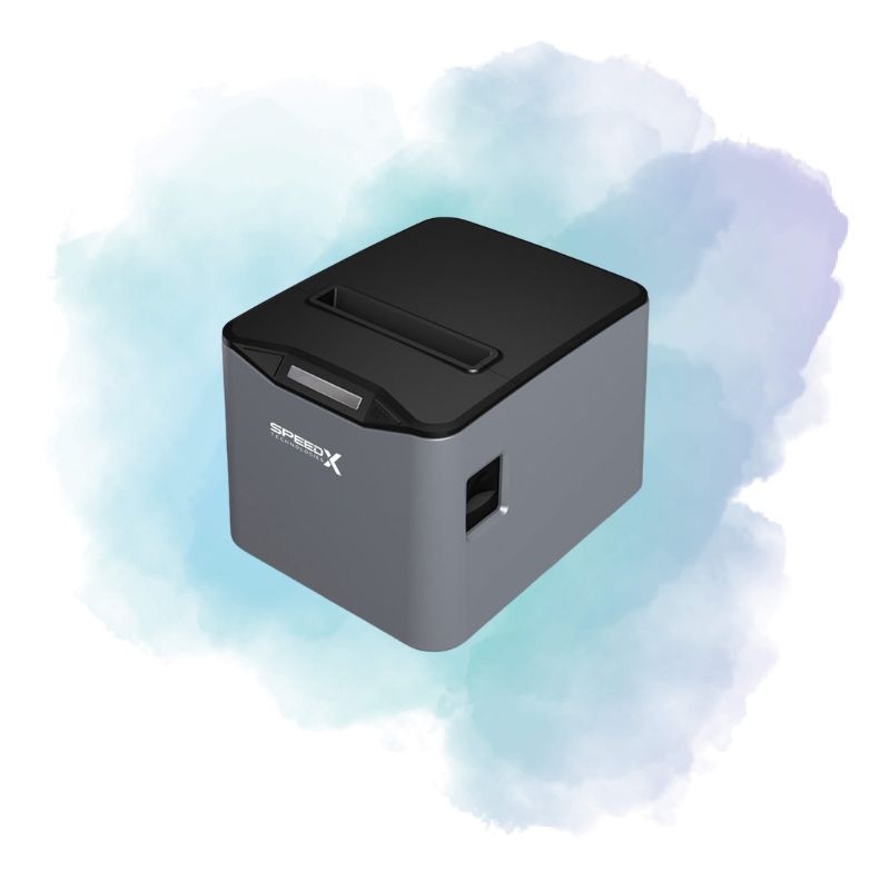 Speed-X SP-210UL 80mm Thermal Receipt Printer USB + LAN | Auto Cutter POS Printer