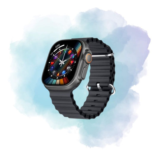 HK10 Ultra 3 Smart Watch 2.02" AMOLED Display AI Features Wearfit Pro Black