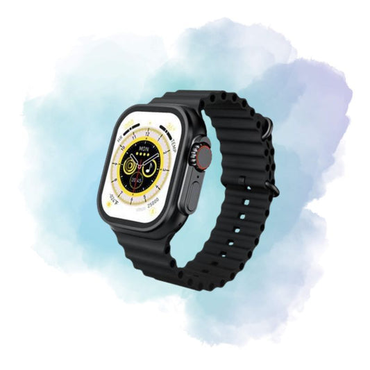 X8 Ultra Max Smart Watch 2.2" NFC Compass Always-On Display Wearfit Pro Black