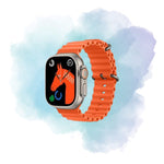 X8 Ultra Smart Watch 49mm Bluetooth Calling Wearfit Pro Orange