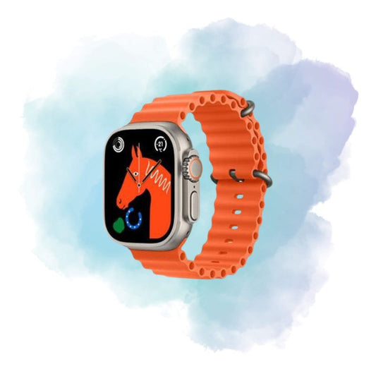 X8 Ultra Smart Watch 49mm Bluetooth Calling Wearfit Pro Orange