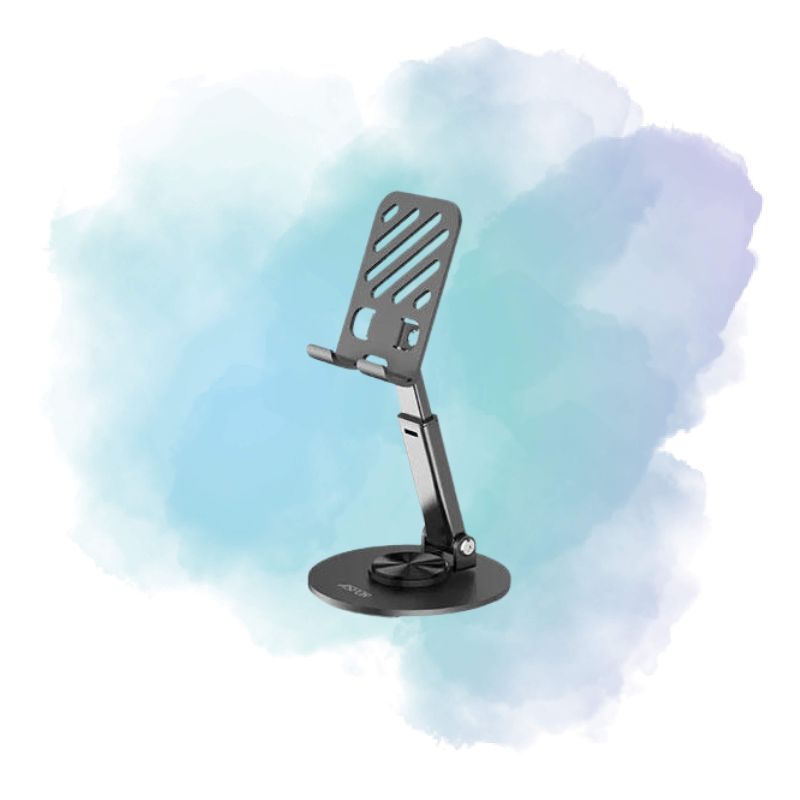 Aspor A701 Foldable Mobile Phone & Tablet Desktop Stand 360° Adjustable