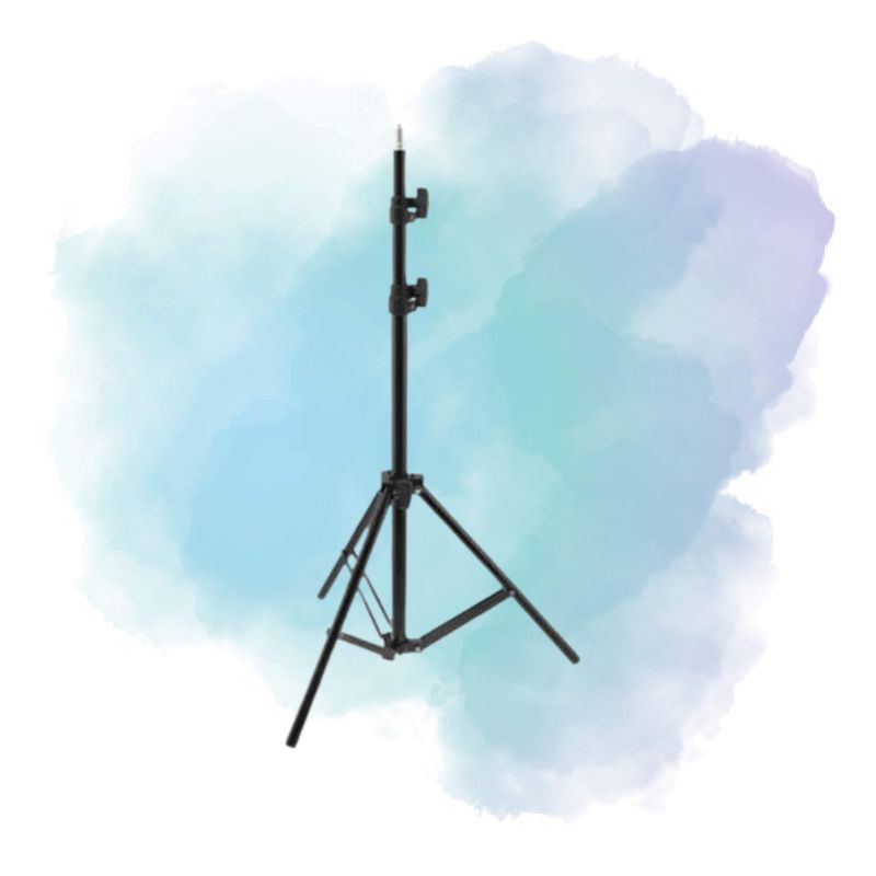 210cm Adjustable Ring Light Tripod Stand for Photography & Live Streaming