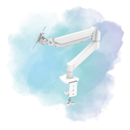 Xtrike Me HT-20 Single Monitor Arm Desk Mount Adjustable White
