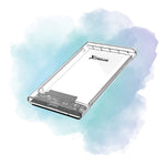 SpeedX HD-2025U3 2.5 Inch HDD SSD Enclosure USB 3.0 Crystal Case