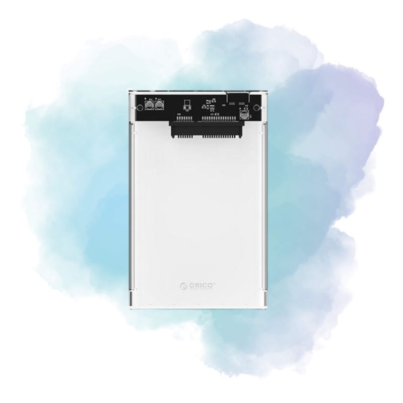 Orico 2139U3-CR 2.5 Inch SATA HDD SSD Enclosure USB 3.0 Crystal Case