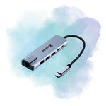 SpeedX SP-TC601 6-in-1 Type C Hub 4K HDMI USB 3.0 Adapter