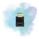 HDMI L Shape Male to Female 90 Degree Adapter Connector