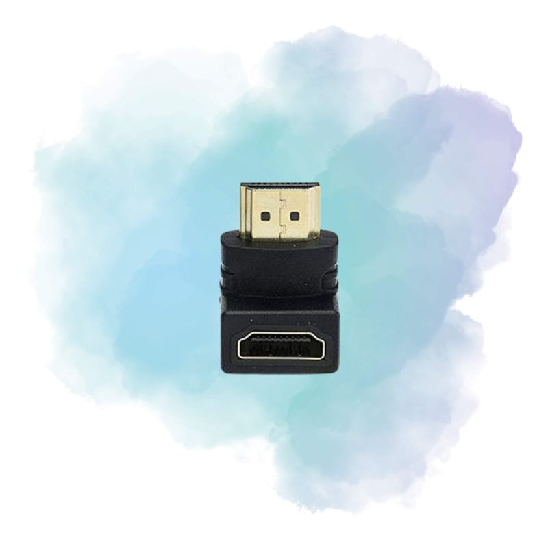 HDMI L Shape Male to Female 90 Degree Adapter Connector