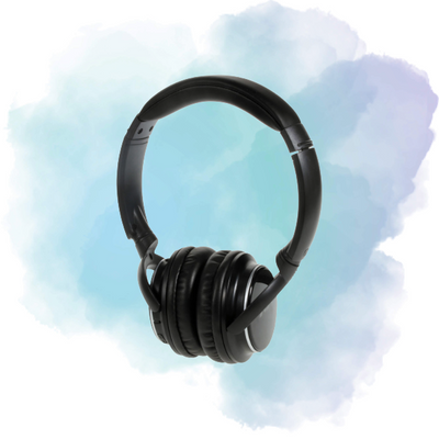 NIA Q1 Bluetooth Wireless Headphone – HiFi Stereo Sound, 10m Range, Black