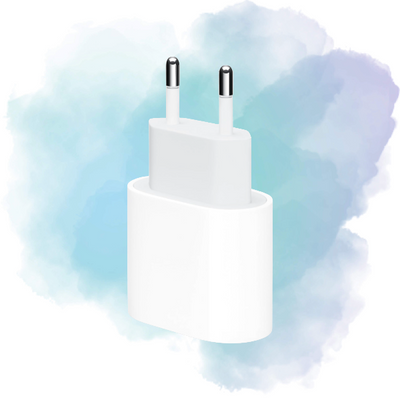 iPhone USB-C PD 20W Fast Charging Power Adapter Charger (EU 2-Pin)