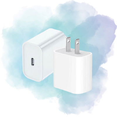 iPhone 25W USB-C PD Power Adapter Charger 2 Pin (US Pin)