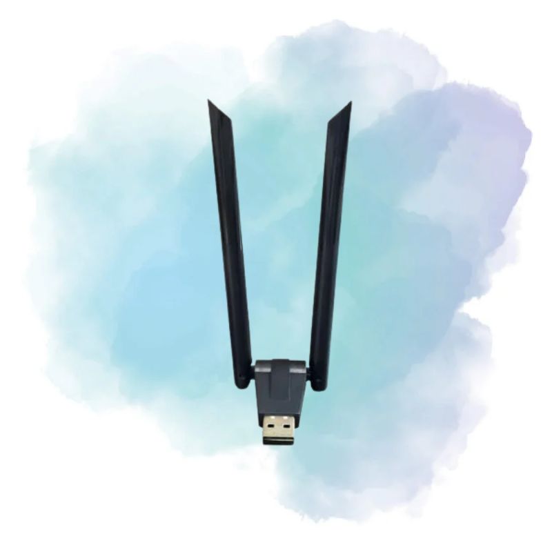 SpeedX W136 300Mbps USB WiFi Adapter with Dual 3dBi Antennas