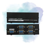 4 Port VGA Splitter 200MHz 1920×1440 with 30m Transmission